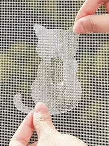 10pcs Cute Animal Shape Door Window Screen Repair Patches, Multi-Purpose Strong Adhesive Tape, Fiberglass Screen Window Repair Kit, Suitable For Repairing Screen Doors And Windows, Window Screen Repair Tape, Self Adhesive Mesh Tape, Anti Insect Mosquito Mesh, Broken Holes Repairing Strong Self Adhesive Window Screen Repair Tape, Window Net Screen Repair Patch, Covering Up Holes Tears Anti-Insect Mosquito Mesh - Multicolor - View 1