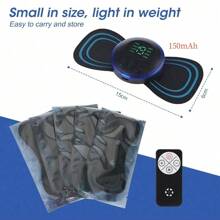 5pcs Mini Portable Electric Massage Patches, EMS Pulse Massager For Neck, Back, Waist, Buttocks, Legs, Arms And More, 8 Massage Modes (Massage, Kneading, Scraping, Pressing, Acupoint, Cupping, Activation, Shaping) And 19 Adjustable Intensities, Relieve Muscle Soreness And Fatigue (150mAh)