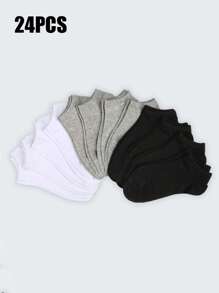 10/15 pares de calcetines cortos multicolor para mujer, calcetines tobilleros y calcetines de barco de corte bajo, calcetines invisibles para el verano