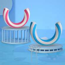 1 buc plutitor gonflabil în formă de val pentru piscină - plutitor gonflabil curbat pentru piscină, pentru petreceri în curte, de vară, obligatoriu