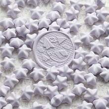 100 pezzi di perline di cera lacca di colore metallico a forma di stella vintage, perfette per decorare buste, inviti di matrimonio, confezioni regalo, articoli per la scuola, forniture scolastiche