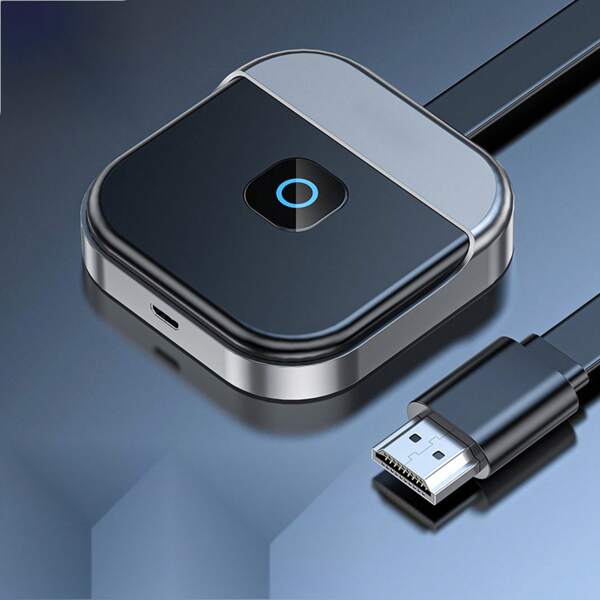 Le nouveau projecteur d'écran sans fil, ordinateur connecté au téléviseur, téléphone portable, écran horizontal et vertical, avec le même écran, haute définition, convient à la projection d'écran de téléphone portable
