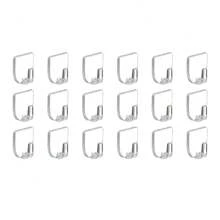 1/9/18/36/54/72/100/150pcs Mini Hooks, Small Size Multi-Purpose Mini Hooks, Mini Hooks Cannot Bear Too Heavy Objects, Transparent Cute Mini Self-Adhesive Hooks, Multi-Purpose Mini Hooks, Suitable For High Hardness Walls, Mini Self-Adhesive Hooks, Bedroom Desk, Practical Hooks