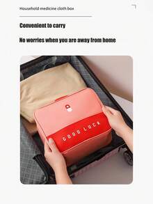 1 件多功能大号医疗包、户外急救箱、便携式防水药品储存收纳盒、旅行保健包