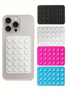 Suction Phone Case Mount, Sillicon Adhesive Phone Accessory For Phone, Hands-Free Fidget Toy Mirror Shower Phone Holder, Videos And Selfies