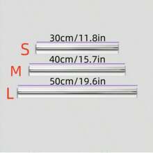 1 PC Non-Perforated Aluminum Alloy Sliding Ticket Holder, Restaurant Order Holder, Kitchen Order Holder, Office File Folder, Memo Storage, Invoice Holder, Wall-Mounted Takeout Receipt Organizing Rack, Suitable For Takeout, Waiter's Bill Holder, Restaurant, Kitchen And Food Truck Bill Holder.