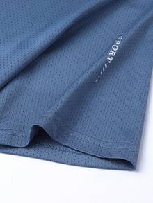 [Summer] Men's Outdoor Casual Sports 3 Pieces Set: Short Sleeve T-Shirt - Multicolor - View 6