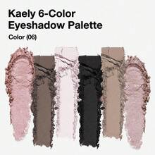 6 Colors Mini Pink Eye Shadow Palette Makeup, Neutral Matte Shimmer Eyeshadow Palette For Older Women Highly Pigmented Waterproof, Paleta De Sombras De Ojos, Vegan & Cruelty-Free, - Color 06 - View 2