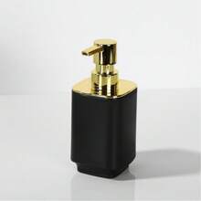 Juego de 6/4 piezas de accesorios de baño chapados en oro, reutilizables, que incluyen papelera, soporte para cepillo de inodoro, soporte para cepillo de dientes, vaso para enjuague bucal, jabonera, botella de jabón, decoración de otoño, regalo de inauguración de la casa, organizador de baño Accesorios de vuelta al colegio