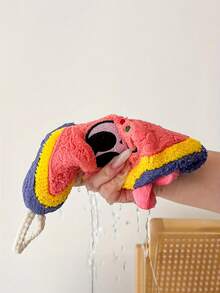 [Cute Star Hand Towel] Cute Star 1pc Washcloth | Modern Style, Cartoon Pattern, Polyester | Hand Wash Only, Towel For Kitchen & Bathroom