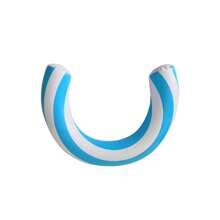 1 buc plutitor gonflabil în formă de val pentru piscină - plutitor gonflabil curbat pentru piscină, pentru petreceri în curte, de vară, obligatoriu