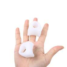 2 pièces Séparateurs d'orteils en gel, pour le confort et le soutien des pieds - Coussinets imperméables et sans latex, pour les oignons et les orteils en marteau - Conception ergonomique, taille unique convenant à la plupart, pour un port toute la journée
