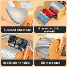 Automatic Rebound Abdominal Wheel Ab Roller Elbow Support Core Exercise W/ LCD