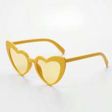 1pc Fashionable Funny Pet Heart Decorated Glasses