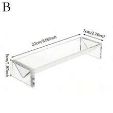 Acrylic Transparent Cookie Tray/Stand, Rectangular Clear Food Display Rack, Suitable For Countertops, Home, Wedding Parties And Events - Multicolor - View 11