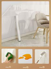 1 Piece Of PVC Material Self-Adhesive Cat Scratch Film Self-Adhesive, Cat Scratch Protection Sofa Transparent, Scratch Resistant Wall, Scratch Resistant Protective Film, Sofa Scratch Resistant Protective Film, Used As Scratch Resistant Tape For Furniture, Sofa, Sofa Wall And Door Protection Cat Scratch Furniture Protective Cover, Cat Paw Adhesive Sofa Protective Cover, Cat Scratch Furniture Protective Cover
