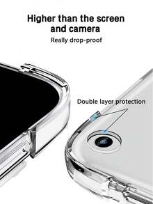 1 Piece Transparent Four-Corner Airbag Anti-Drop IPad Protective Case Compatible With IPad 2/3/4/5, IPad 10 2019/2020, IPad Pro, IPad Air 13 2024, IPad Pro 12.9-Inch 2021 2024/Compatible With Huawei Series Tablets/Compatible With Samsung Series Tablets