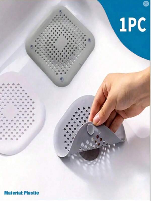 Multi-Functional Silicone Hair Catcher Drain Strainer | Sink, Shower & Bathtub Drain Stopper With Odor Blocking | Reusable Filter For Kitchen Sink, Bathroom & Floor Drains | Easy To Clean, Durable Silicone Drain Protector | Ideal For Preventing Clogs & Hair Build-Up Back To School