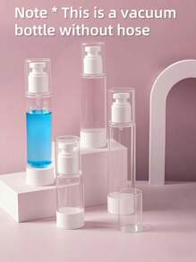 Botella con bomba de vacío, botella de loción vacía reutilizable, envase de almacenamiento de cosméticos, botella de crema y loción portátil para viajes, set de viaje con botella rociadora, botella de loción humectante, artículo de viaje, regalo del Día del Padre