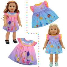 Vêtements de poupée avec motif animal mignon convenant aux poupées nouveau-nées de 13 à 18 pouces, accessoires de poupée nouveau-née de 43 cm, cadeaux de fête et d'anniversaire, poupée non incluse