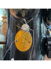 2 Pezzi di Mini Custodia Magnetica per Aghi con Disegno di Tazza da Tè - Ideale per il Ricamo, Artigianato e Cucito - Ottimo Organizzatore di Aghi e Fili per Appassionati di Cucito