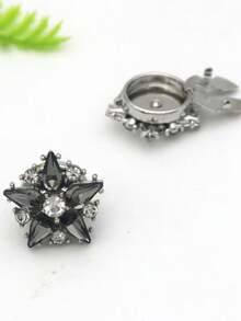 1 Set de Botones Decorativos con Diseño de Estrella, Acentos de Moda para Ropa de Negocios, Casual, Formal, Unisex, Aleación de Zinc, Adecuado para la Escuela en Todas las Estaciones - Botones - Ver 10