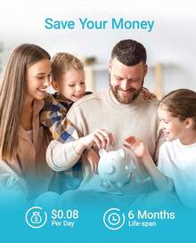 Filtro de agua para refrigerador AQUACREST DA29-00020B compatible con Samsung® DA29-00020B, HAF-CIN EXP DA29-00020A DA29-00019A DA97-08006 DA97-08043ABC Kenmore HDX-FMS-2 - AQF-00020B-1 - Ver 5