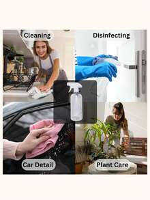 1pc 50ml/60ml/100ml/150ml/200ml/250ml/500ml Mist Spray Bottle, Gardening Watering Can, Succulent Plant Spray Bottle, Hair Styling Spray Bottle, Disinfecting Sprayer - White - View 10