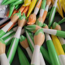 6 pièces Ballons de crayon gonflables géants, combo multicolore pour décoration de fête de rentrée scolaire, fournitures de suspensions, accessoires photo, cadeaux d'anniversaire, décoration de salle de classe, accessoires de fête de piscine d'été