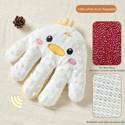 Baby Soothing Palms Cute White Goose/Dinosaur/Blue Bear Pattern Automatic Startle Prevention Hand Glove For Sleeping