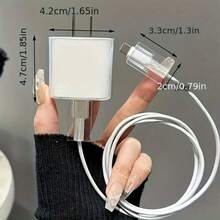 Funda protectora de unicolor simple compatible con iPhone 11/12/13/14/15, protector de cargador 18/20W, regalos para novios/novias, protector de cable, accesorios de cargador, accesorios de teléfono - Multicolor - Ver 6