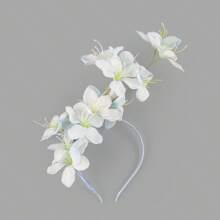 1Pc Wedding Photography For Women Headdress Decor Accessory Bridal Tea Party Wedding Headpieces Headband Bride The Flowers Hair Band, Diadema, Hair Hoop