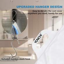 Upgraded Wide Full Leg Cast Cover Shower After Knee Surgeries With Non-Slip Bottom Leg Wounds, Bandage, Large Cast, Knee Immobilizer/Brace, Walking Boots, Reusable