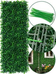 MEHELANY 120/50条绿色自锁式扎带，塑料扎带，耐热可重复使用扎带，植物固定带，适用于派对用品、婚礼背景、花束、拱门装饰、耐热、家居、情人节、毕业典礼等场合。 - 綠色 - 查看 2