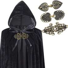 1/2/3/4 Stück Vintage Pulloverclips-Set, Umhangknopf-Verschluss, Wollstrickjacken-Nähverschluss-Haken, Retro Schalkragen Broschen-Clip, formelle Hemdknöpfe