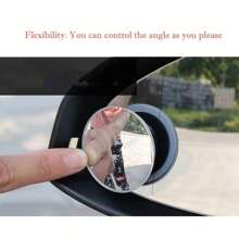 Car-Mounted Borderless Small Circular Rearview Mirror, High-Definition Blind Spot Observation Mirror For Vehicles