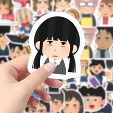 110 Irasutoya Japanese Villain Stickers Ins Two-Dimensional Anime Surrounding Cartoon Diy Mobile Phone Shell Stickers - Multiple Colors - View 3