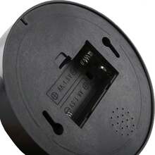 2 Pieza Cámara De Seguridad Falsa Realista, Cámara Semi-Domo Simulada, a Prueba De Agua Para Interiores/Exteriores Con Luz LED Roja Intermitente, Apta Para El Hogar Y Los Negocios - Negro - Ver 5