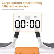 Automatic Rebound Abdominal Wheel Ab Roller Elbow Support Core Exercise W/ LCD