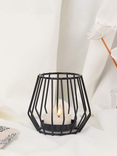 1个/2个北欧风简约金属烛台，北欧浪漫烛台，婚礼餐桌装饰，客厅和餐厅餐桌装饰，晚宴，家居礼物，生日礼物，毕业礼物