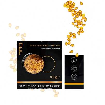 DEF Cera de perla brasileña para depilación corporal completa sin el uso de tiras
