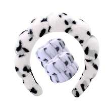 3件套海绵头带带腕带套装适用于洗脸宽垫头带护肤卸妆沐浴女士女孩SPA洗脸头带女式SPA发带套装发箍 - 彩色 - 查看 14