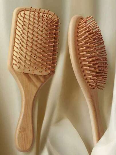 1pc Jumbo Bamboo Air Cushion Hair Brush With Handle, Natural Bamboo Comb, Suitable For All Hair Types (Men, Women & All Ages), Portable Scalp Massage Brush (Yellow), Back To School, Travel Holiday Essentials, Hair Accessories For Women, Brush, Hair Brushes, Hair Brush, Detangling Brush, Ball Brush, Mini Hair Brush, Hair Brush Set, Wooden Comb, Hair Brush, Mini Hair Brush, Detangling Brush, Hair Brushes, Hair Hair Products, Hair Tools, Hair Stuff, Hair Care, Curly Hair Brush, Hairdressing Equipment,Small Comb,Mini Hairbrush,Travel Essentials,Travel Essential,Hairstyle,Hairdressing,Hair Brush,Slick Back Brush,Styling Brush,Curly Hair Brush,Edge Brush,Hair Comb,Brush Hair,Hair Brush Set,Comb Hair,Comb For Curls,Detangling Brush,Hair Brush For Women,Hair,Travel,Hair Products,Hair Tools,Hair Stuff,Barber,Barber Accessories,Barbershop,Hairdressing Equipment