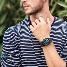 1 Pieza Correa deportiva magnética unisex estilo Milanese Loop compatible con Apple Watch de 38mm, 40mm, 41mm, 42mm, 44mm, 45mm, 49mm, S10 de 42mm y 46mm. Brazalete de moda casual para hombres, ajustable, de acero inoxidable, resistente al agua y transpirable, para uso diario, fiestas, verano. Accesorio de reloj inteligente, regalo para el Día del Padre, vacaciones para hombres y mujeres.