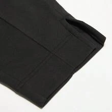 Puma 女式抽绳刺绣徽标慢跑裤 - 黑色 - 查看 5