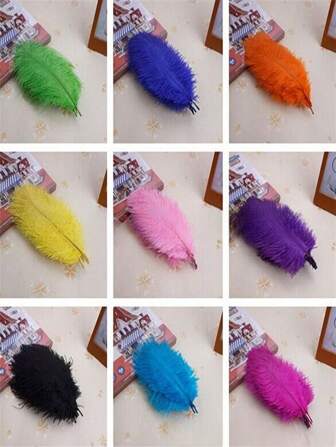 10Pcs/Lot 15-20CM 6-8" Feathers For Crafts Jewelry Making Wedding Party Decor Accessories Wedding Decoration Plume