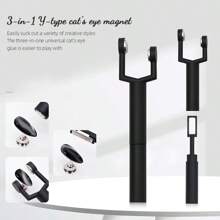 1 Stück neuer Y-förmiger Katzenaugen Magnet-Stab, zauberstabförmiger Katzenaugen Nagel-Kunst Magnet