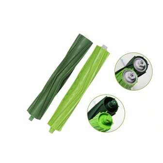 Replacement Brush Roller Compatible With IRobot I E J Series, I7 I7+ I3 I3 I3 I4 I6 I6+ I8 I8+ Plus E6 E7 J7 J7Plus Vacuum Cleaner Spare Part Rubber Brush