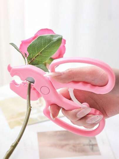 1pc Multi-Functional Rose Pruner & Trimmer Scissors, Rose Thorn Remover, Leaf Stripper, Stem Cutter, Portable Florist & Gardening Tool