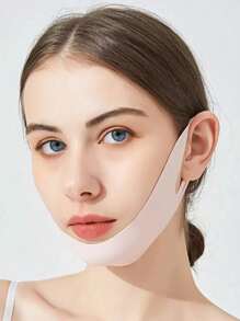 1Pc Women's Gray/Pink/Night Bandage Mask For Everyday Wear. This Seamless V-Shaped Sleep Mask Is Perfect For Use Both While Sleeping And Relaxing At Home. You Can Wear It While Watching TV, Working Out Or Having Fun.